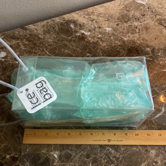 ❄️ ICE BAG ❄️ CLEAR ❄️ 10x4 and 5” handles, card slot on back for promo, NWTags - Picture 6 of 10
